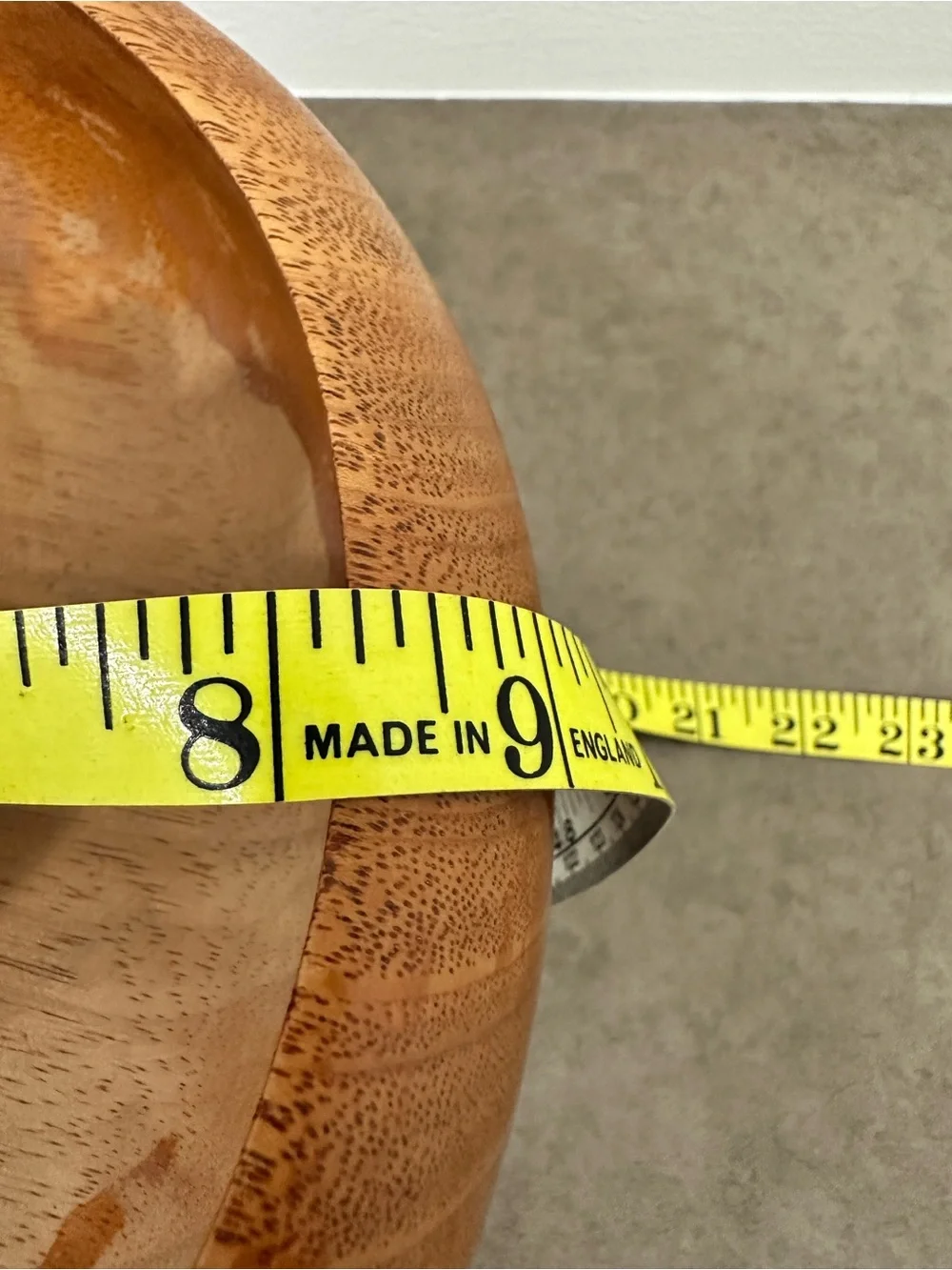 Vintage Hand-Turned Wood Pedestal Nut Bowl Warm Honey Brown Brass Cracking Anvil